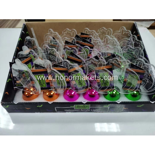 Pumpkin Head Halloween LED Mirror Light